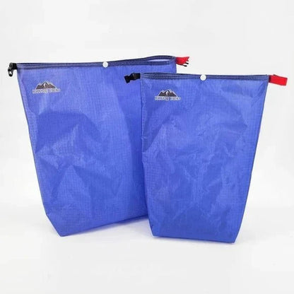 Ultralight Food Bag duo in royal blue D50T fabric with Hilltop Packs LLC logo camping gear on Tampa Home & Garden Store