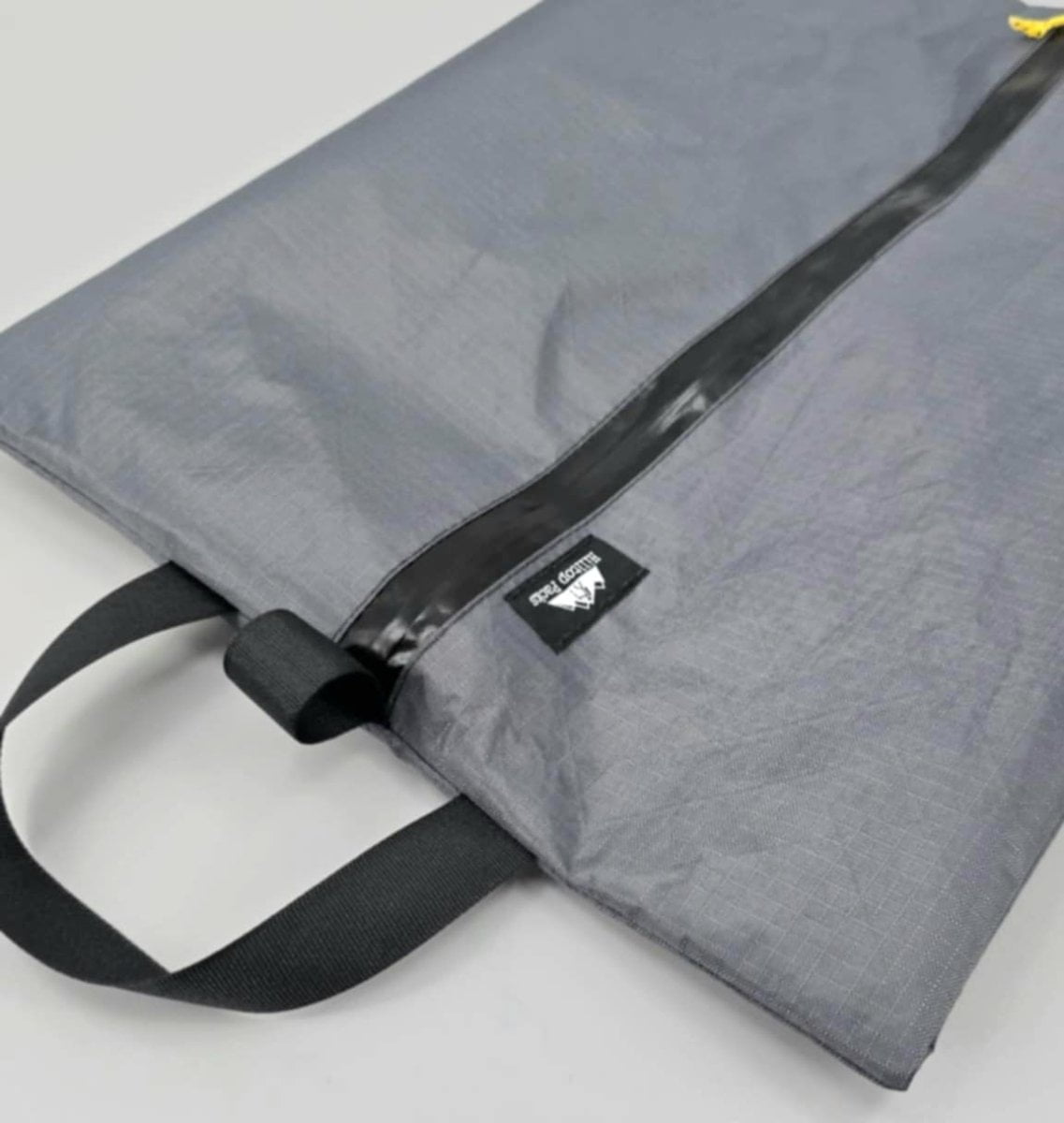 Hilltop Packs ultralight lay-flat zipper storage bag for shoes & gear, gray with black handles on Tampa Home & Garden Store