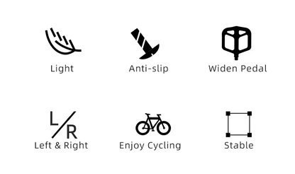 Ultralight Nylon Bike Pedals With Seal Bearings