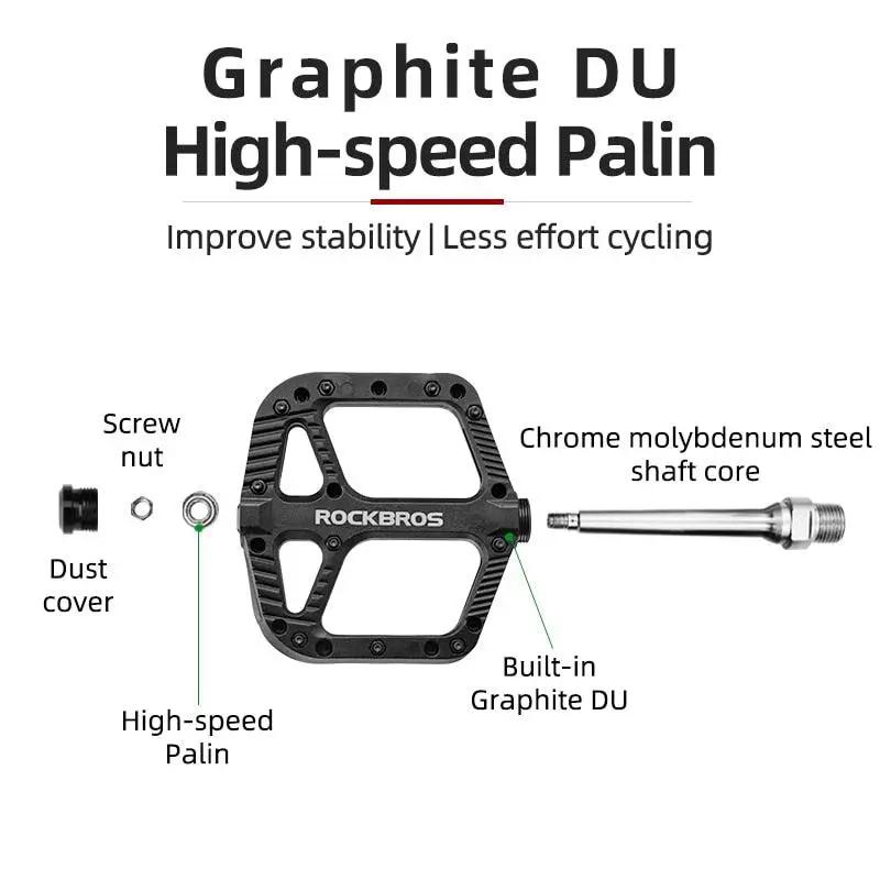 Ultralight Nylon Bike Pedals With Seal Bearings