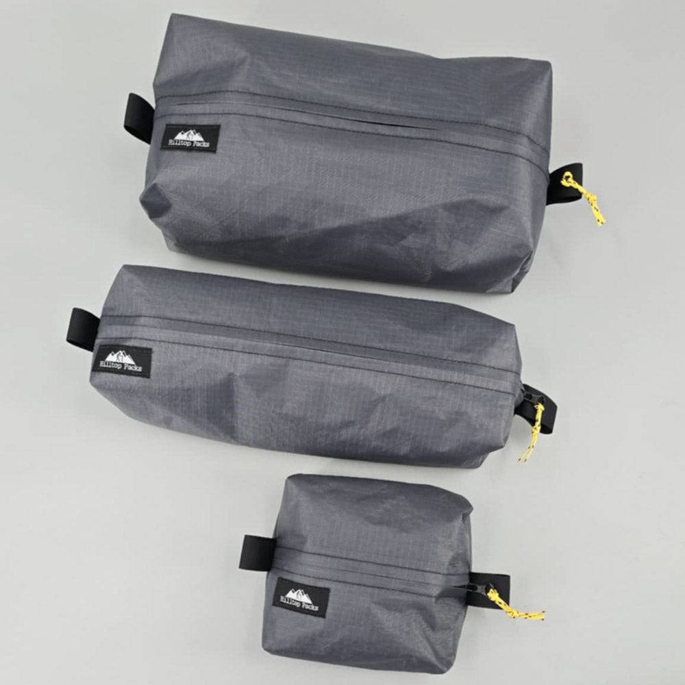 Ultralight Zipper Box Organizer gray 4-pack by Hilltop Packs LLC Ecopak Gear Case camping on Tampa Home & Garden Store