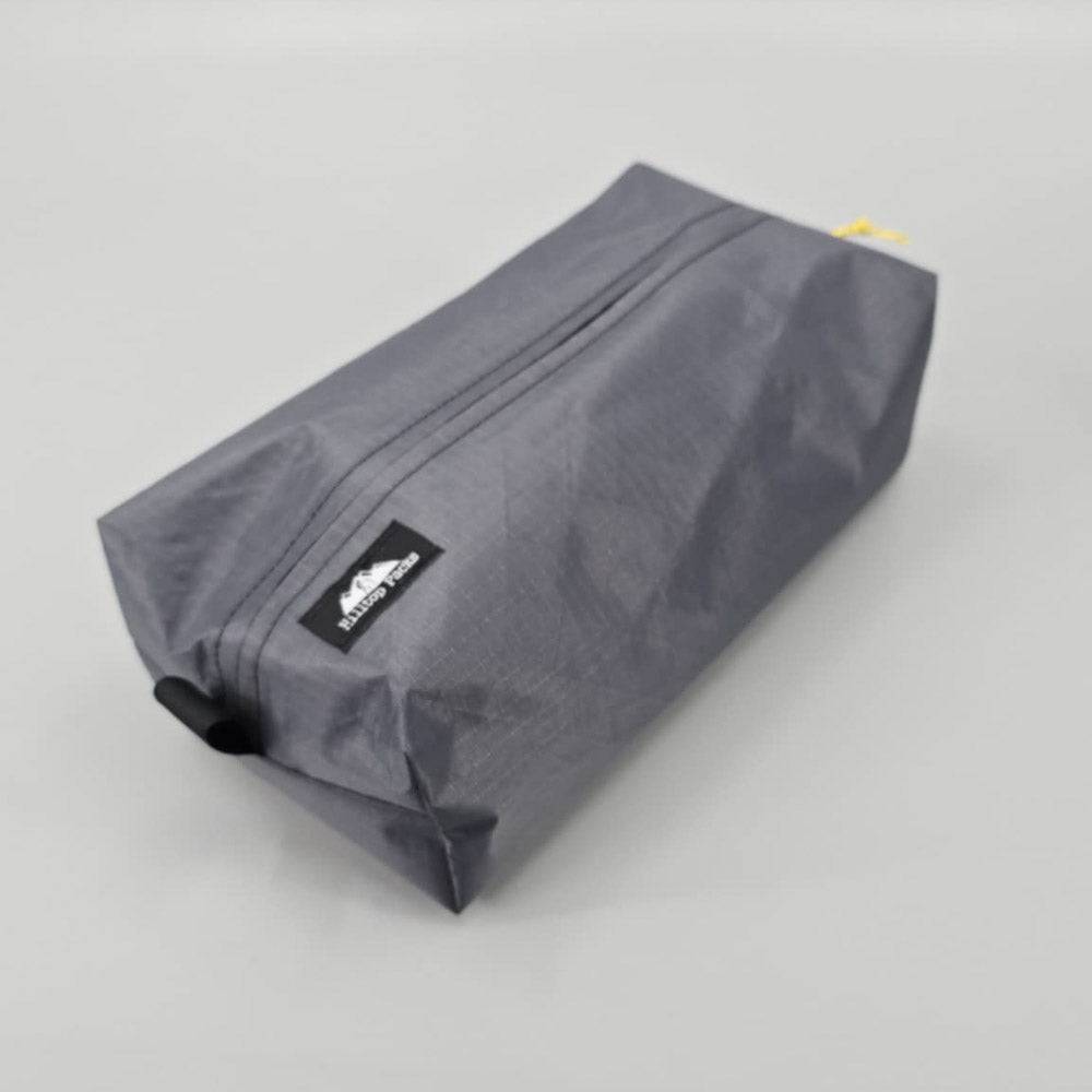 Ultralight Zipper Box Organizer Ecopak Gear Case ripstop with yellow zipper pull by Hilltop Packs LLC on Tampa Home & Garden Store