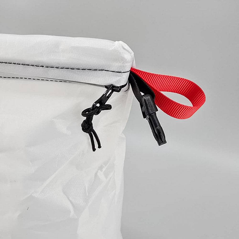 Ultralight Zipper Food Bag D50T bear bag with red loop and black zipper Hilltop Packs LLC on Tampa Home & Garden Store