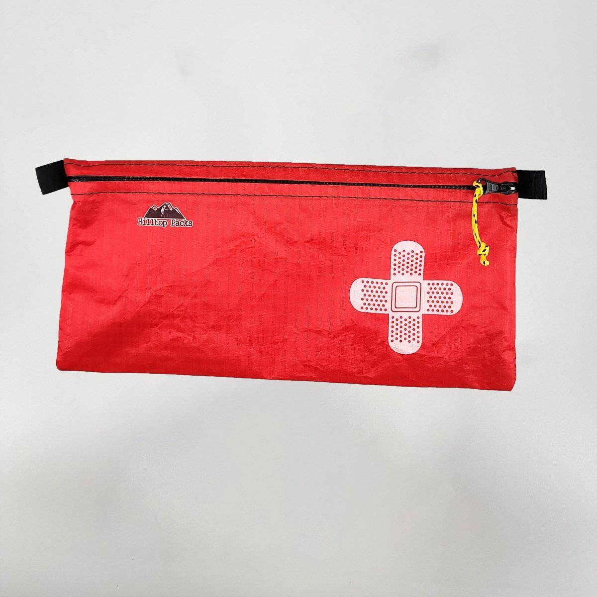 Ultralight Zipper Pouch Organizer Series 1 red travel pouch Hilltop Packs LLC white cross on Tampa Home & Garden Store
