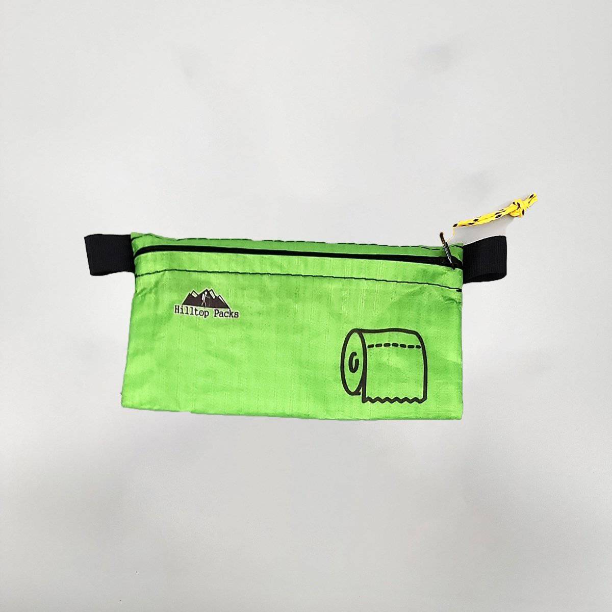 Ultralight Zipper Pouch Organizer lime travel pouch with black zipper Hilltop Packs LLC Series1 on Tampa Home & Garden Store