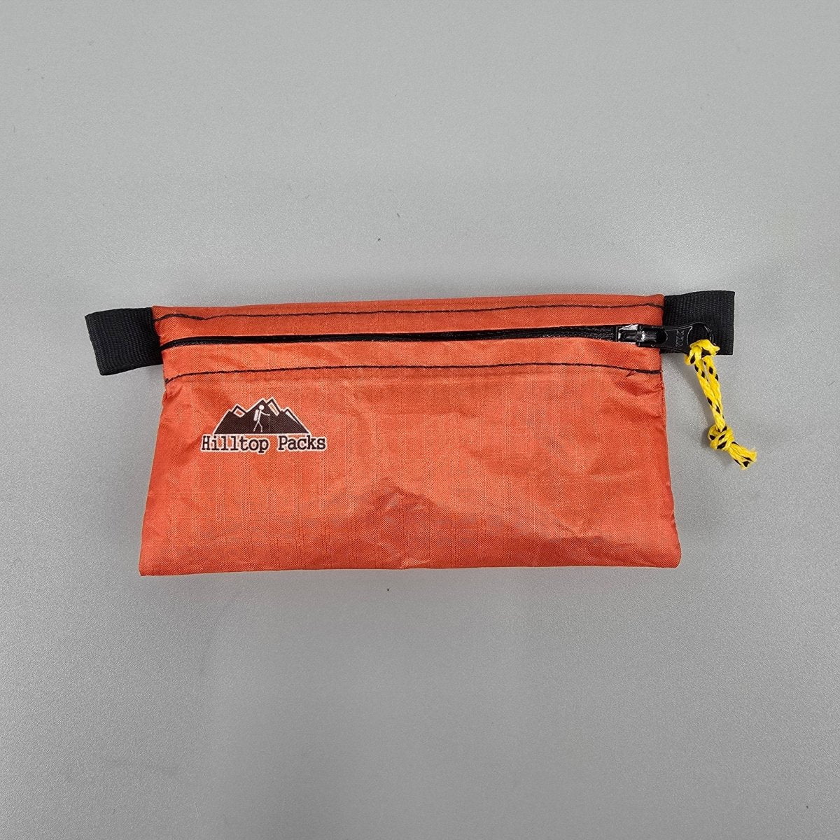 Ultralight zipper pouch organizer Series 1 orange with black zipper Hilltop Packs logo on Tampa Home & Garden Store