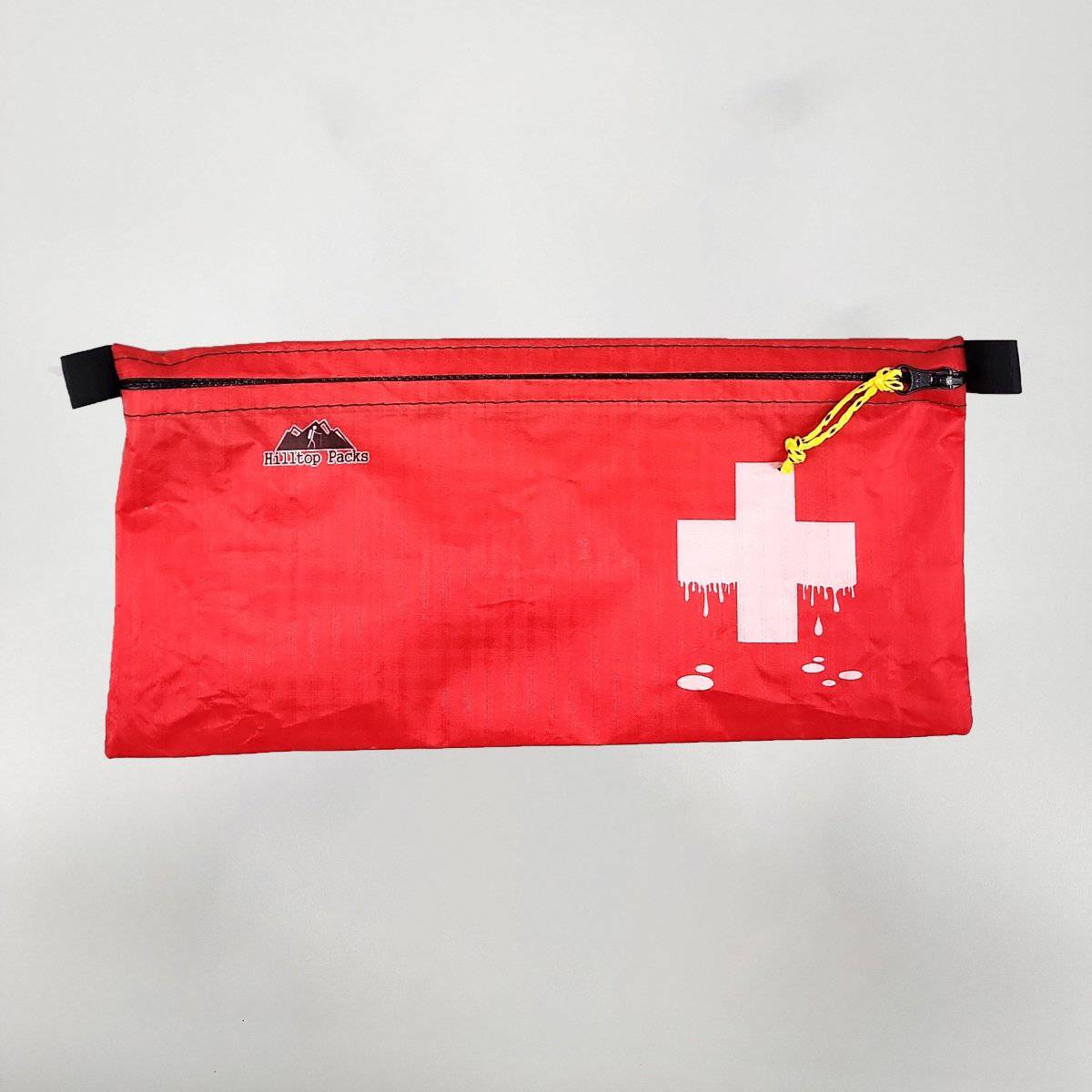 Ultralight Zipper Pouch Organizer red travel pouch by Hilltop Packs LLC with black zipper on Tampa Home & Garden Store