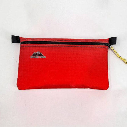 Ultralight zipper pouch organizer in red with black top zipper Hilltop Packs LLC on Tampa Home & Garden Store