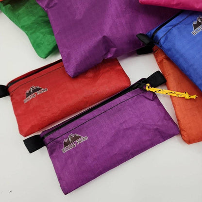 Ultralight zipper pouch organizer Series 1 travel pouches 5-pack in red, purple by Hilltop Packs on Tampa Home & Garden Store