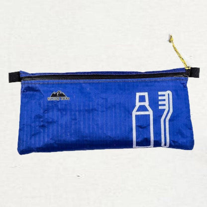 Ultralight Zipper Pouch Organizer Series1 blue travel pouch by Hilltop Packs with graphic on Tampa Home & Garden Store