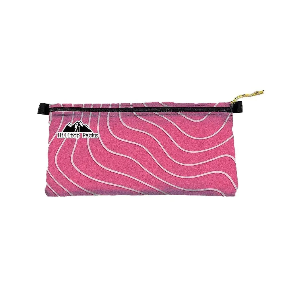 Ultralight Zipper Pouch Organizer Series 3 pink pouch with black zipper Hilltop Packs LLC on Tampa Home & Garden Store