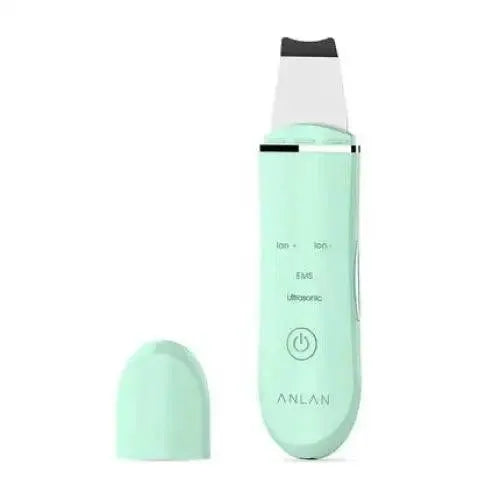 ANLAN mint green ultrasonic derma skin scrubber pen for facial cleanse handheld tool on Tampa Home & Garden Store