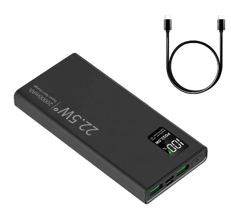 River Country Gear Fast 22.5W USB Slim Charger black with green ports and USB-C cable on Tampa Home & Garden Store