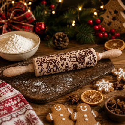 Christmas Rolling Pin Set In 10 Styles Varieties