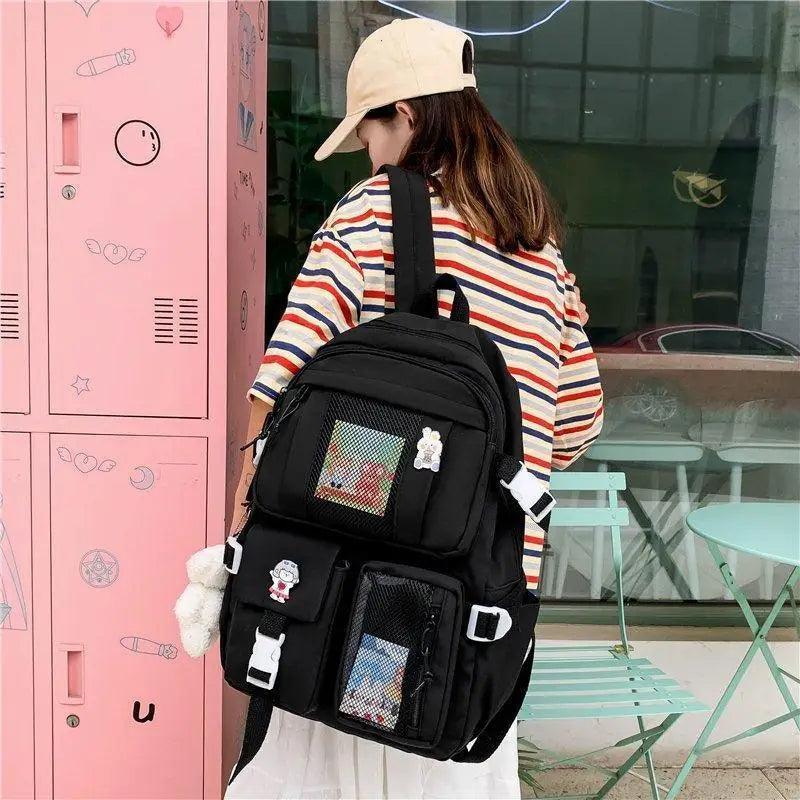 Stevvex large capacity multi-pocket backpack for women, waterproof with mesh pockets on Tampa Home & Garden Store