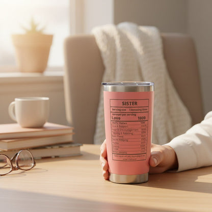 20oz Insulated Tumbler and a Perfect Sister Gift