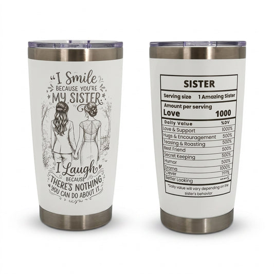 20oz Insulated Tumbler and a Perfect Sister Gift
