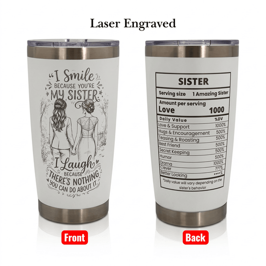 20oz Insulated Tumbler and a Perfect Sister Gift