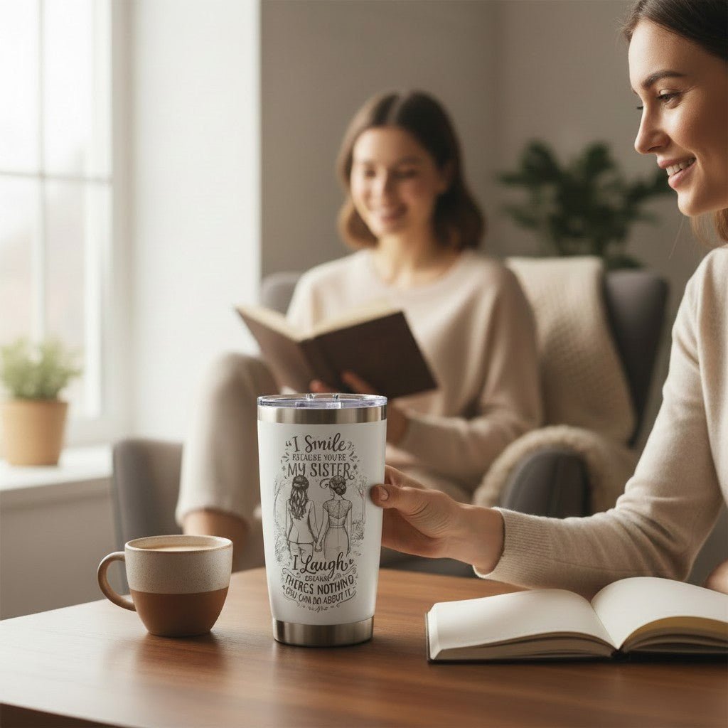 20oz Insulated Tumbler and a Perfect Sister Gift