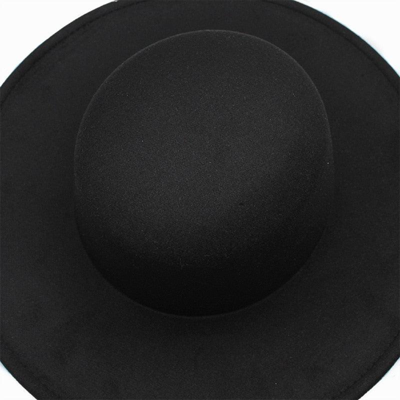 Women's Luxurious Cotton Fedora Hat black Stevvex ST13FD211FRY on Tampa Home & Garden Store