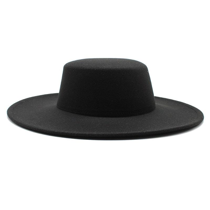 Women's Luxurious Cotton Hat For Ladies Stevvex black fedora with wide brim on Tampa Home & Garden Store