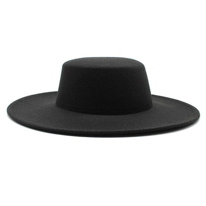 Women's Luxurious Cotton Hat For Ladies Stevvex black fedora with wide brim on Tampa Home & Garden Store