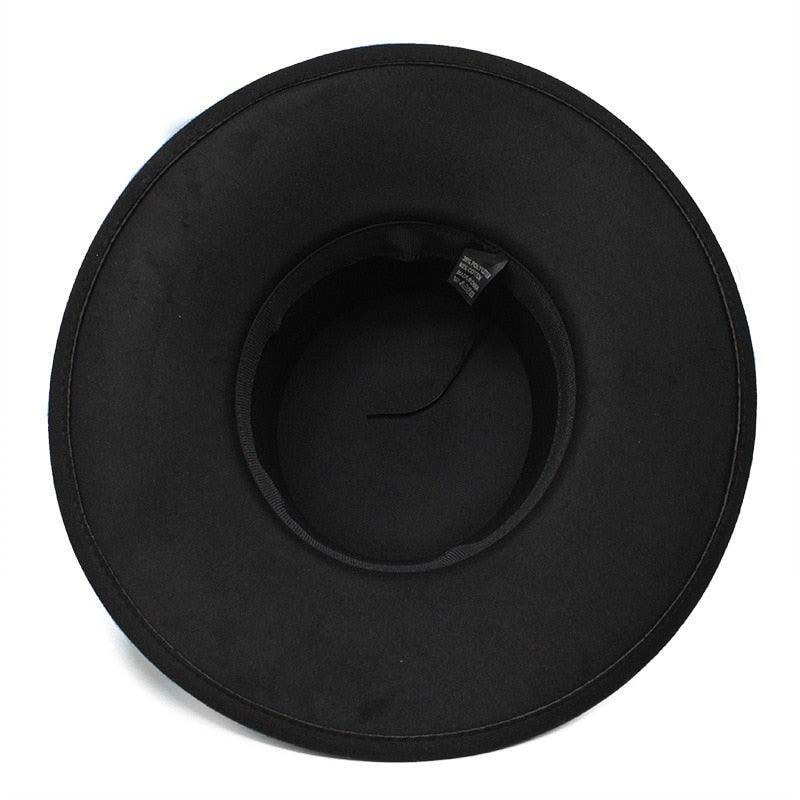 Women's cotton fedora hat by Stevvex, black on Tampa Home & Garden Store