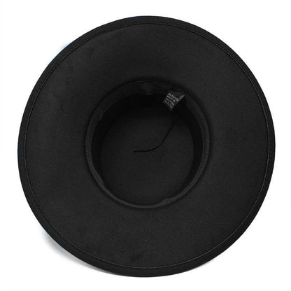 Women's cotton fedora hat by Stevvex, black on Tampa Home & Garden Store