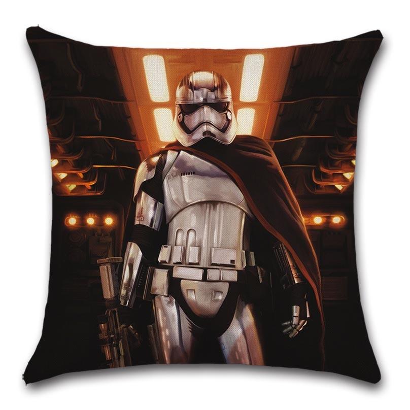 Throw Pillow Cover by Stevvex featuring a silver armored robot with cape on Tampa Home & Garden Store