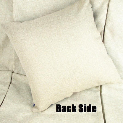 Throw Pillow Cover beige back side on light sofa Stevvex decorative cushion for couch on Tampa Home & Garden Store