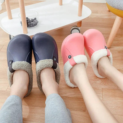 Cozy Winter Fur Slippers for Women Indoor Comfort