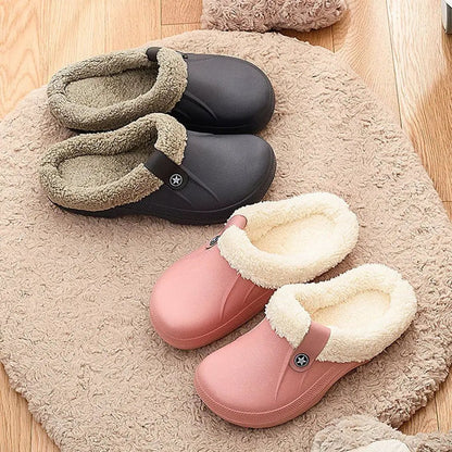 Cozy Winter Fur Slippers for Women Indoor Comfort