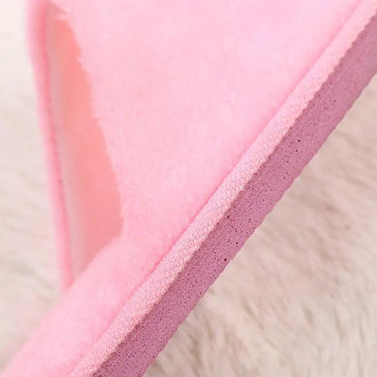 Cozy Winter Fur Slippers for Women Indoor Comfort