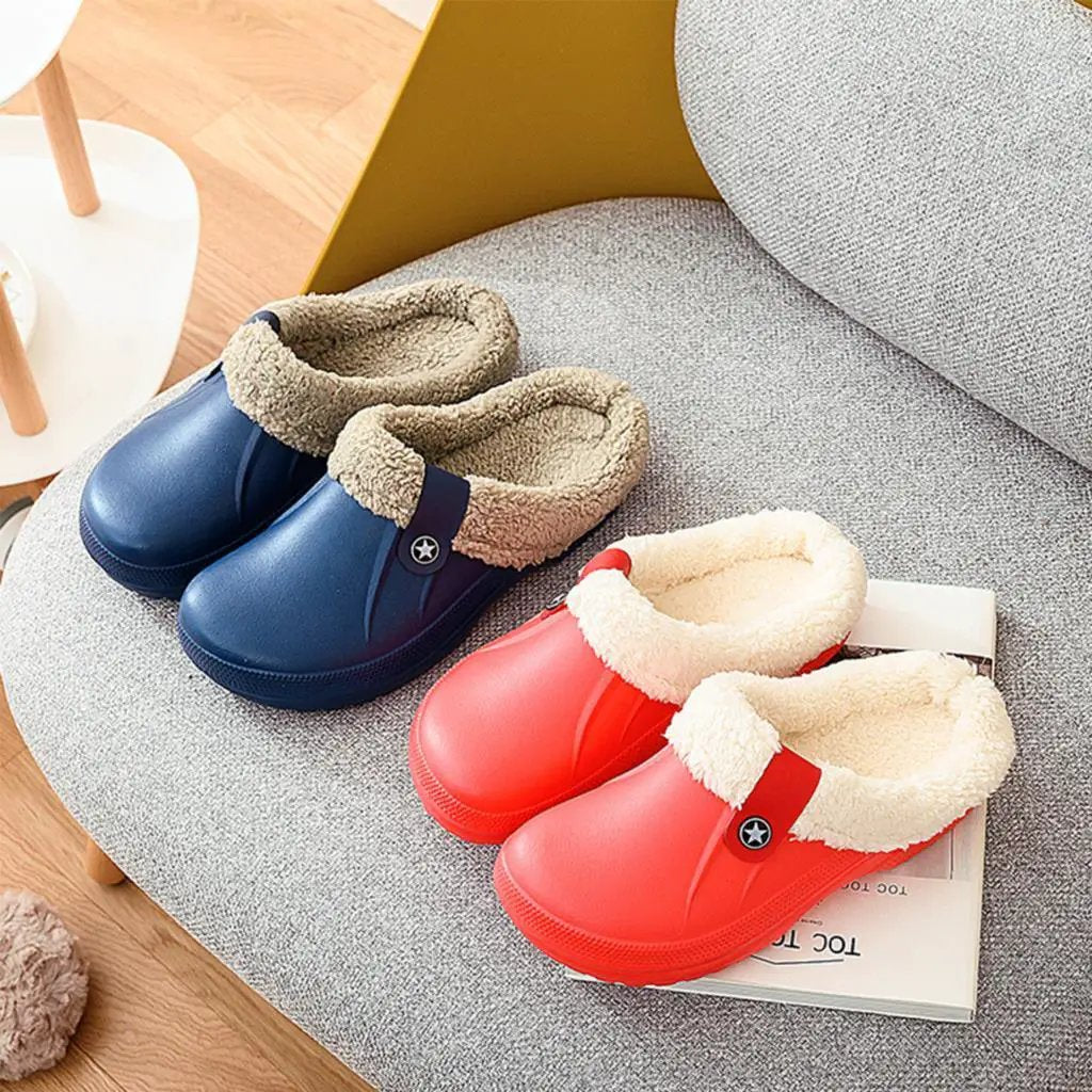 Cozy Winter Fur Slippers for Women Indoor Comfort