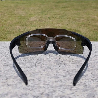 Unisex Stevvex polarized sunglasses with dark lenses and black temples on Tampa Home & Garden Store