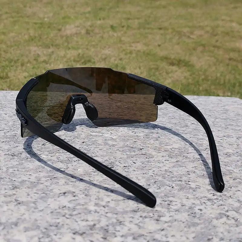 Stevvex unisex polarized sunglasses with brown lenses for cycling on Tampa Home & Garden Store