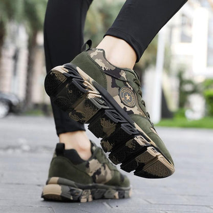 Unisex camouflage green running sneakers Stevvex athletic shoes lightweight workout on Tampa Home & Garden Store