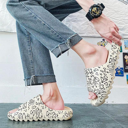 Unisex Home Slippers EVA Open Toe Beach Slides