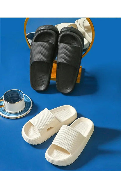 Unisex Thickened Comfort Slippers for Home Use