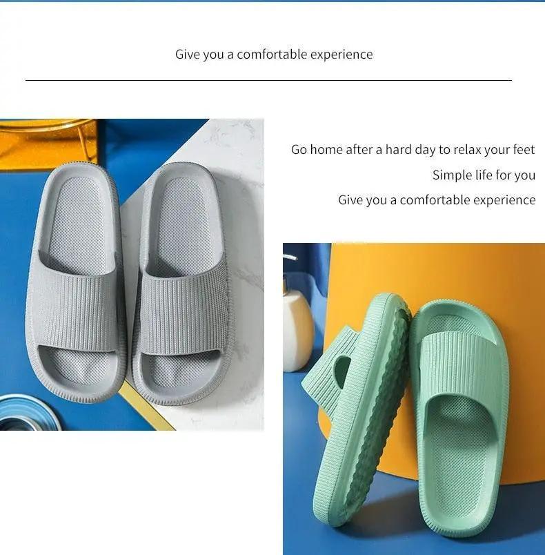 Unisex Thickened Comfort Slippers for Home Use