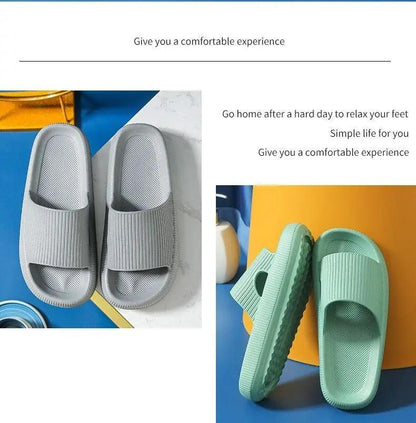 Unisex Thickened Comfort Slippers for Home Use