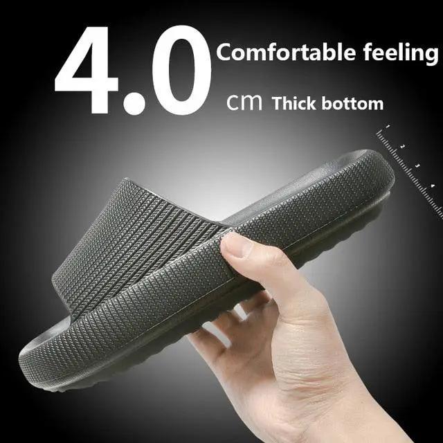 Unisex Thickened Comfort Slippers for Home Use