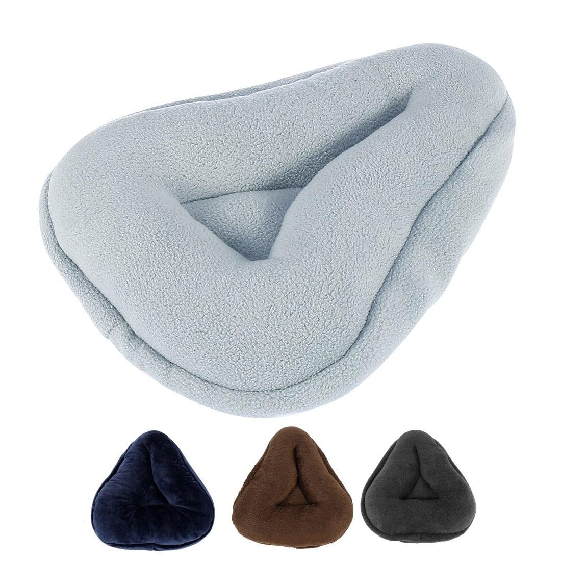 Stevvex bicycle saddle seat cover plush cushion set of four colors light blue navy brown gray on Tampa Home & Garden Store