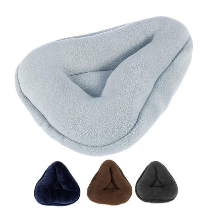 Stevvex bicycle saddle seat cover plush cushion set of four colors light blue navy brown gray on Tampa Home & Garden Store