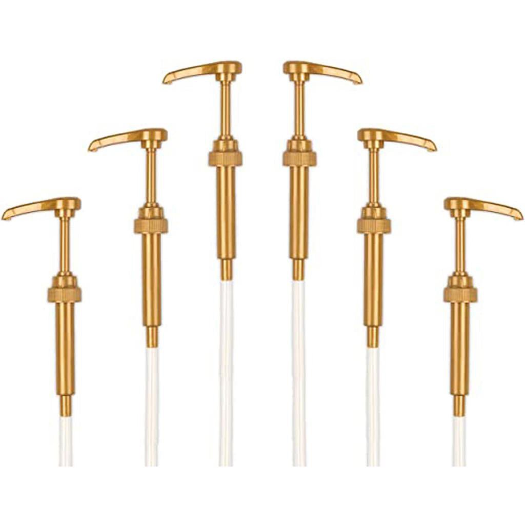 Premium Gold Syrup Pump for Cocktail Drinks