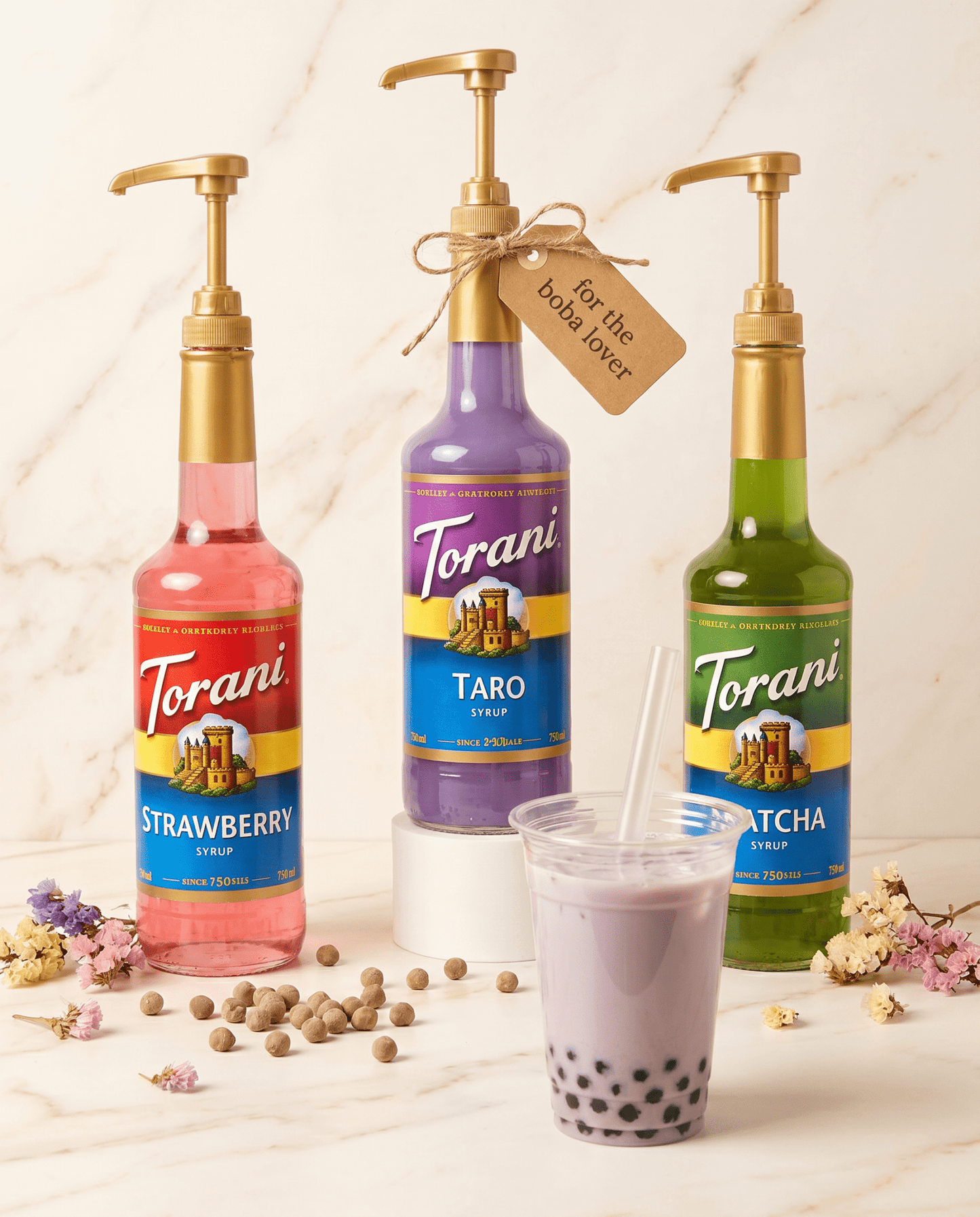 Premium Gold Syrup Pump for Cocktail Drinks