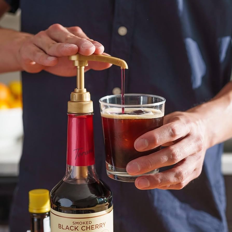 Premium Gold Syrup Pump for Cocktail Drinks
