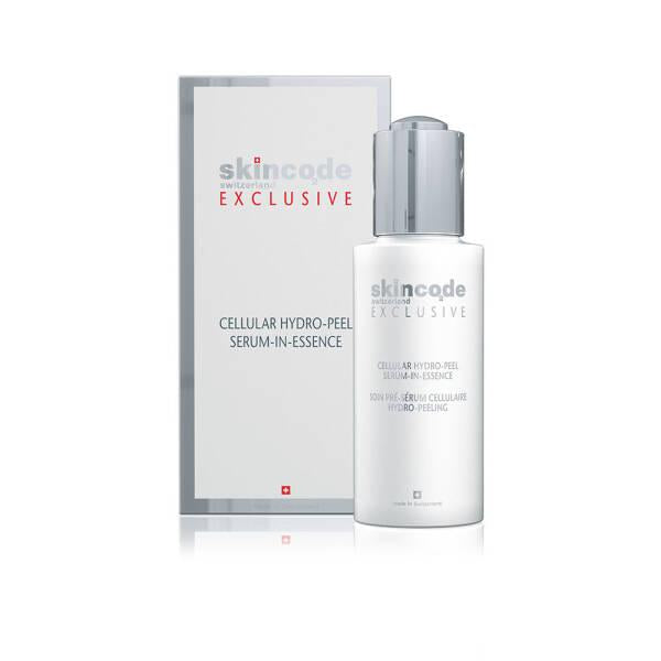 face serum skincode exclusive bottle beside white box anti-aging lactic acid on Tampa Home & Garden Store