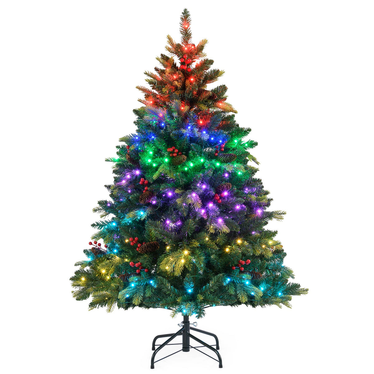 DirectDeals 5/6/7/8 ft artificial Christmas tree with LED lights and remote app control on Tampa Home & Garden Store