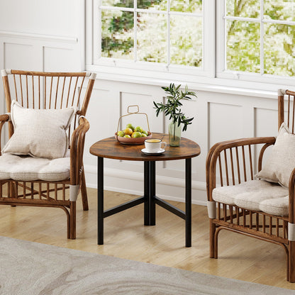 Set of 2 Triangle Coffee Table Oval with Metal Legs - Tampa Home & Garden Store
